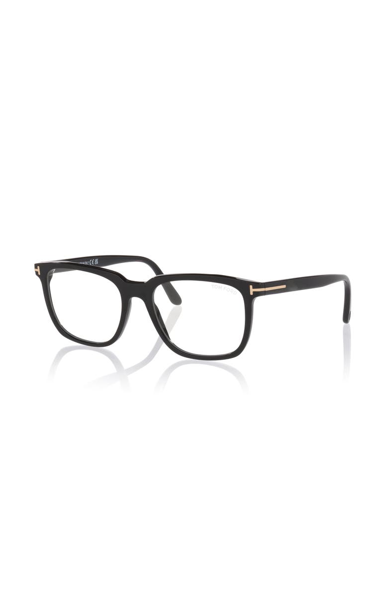 TOM FORD 55mm Square optical glasses, Main, color, Black