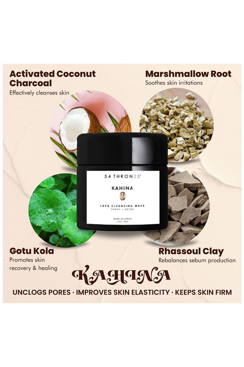 Kahina Lava Cleansing Mask, Alternate, color, NO COLOR