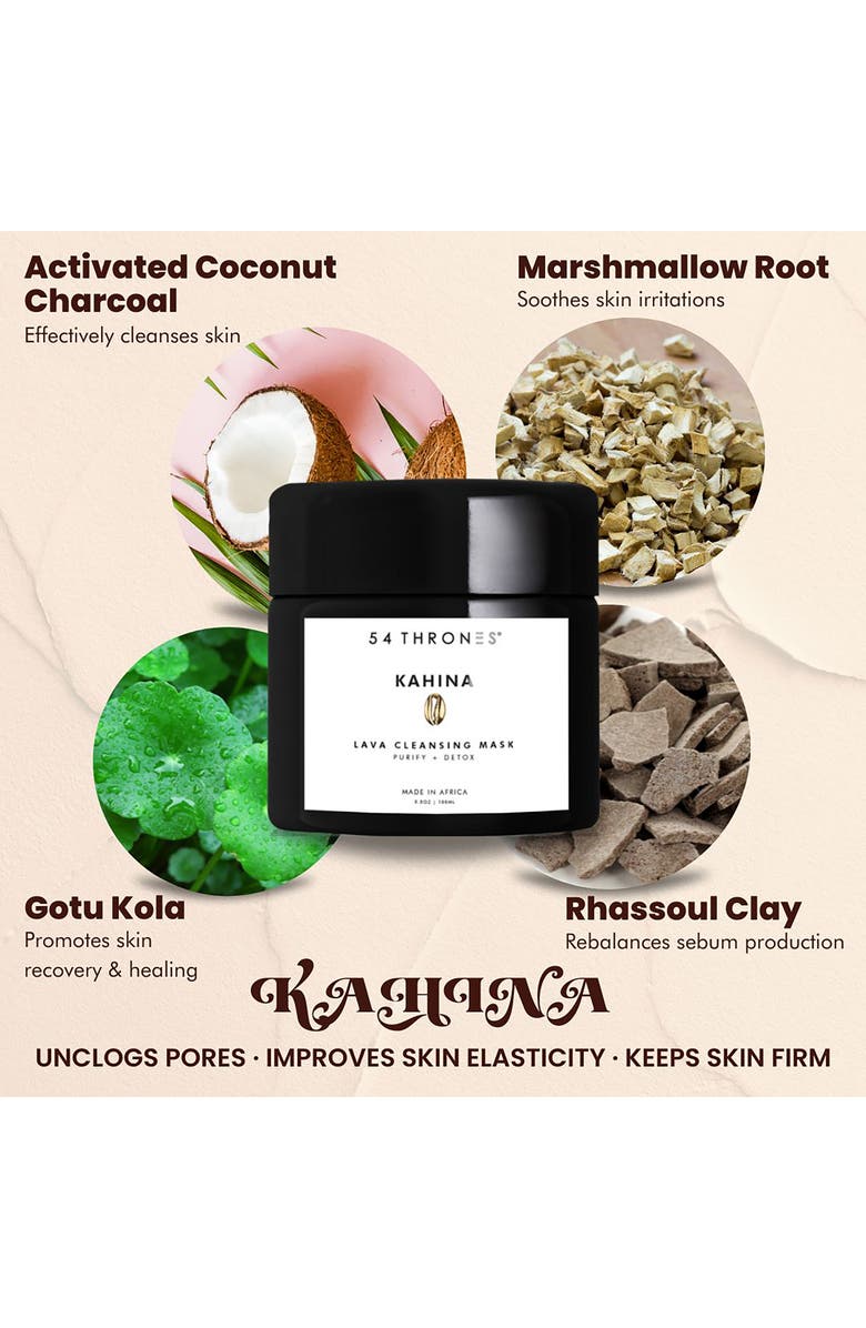 54 Thrones Kahina Lava Cleansing Mask, Alternate, color,