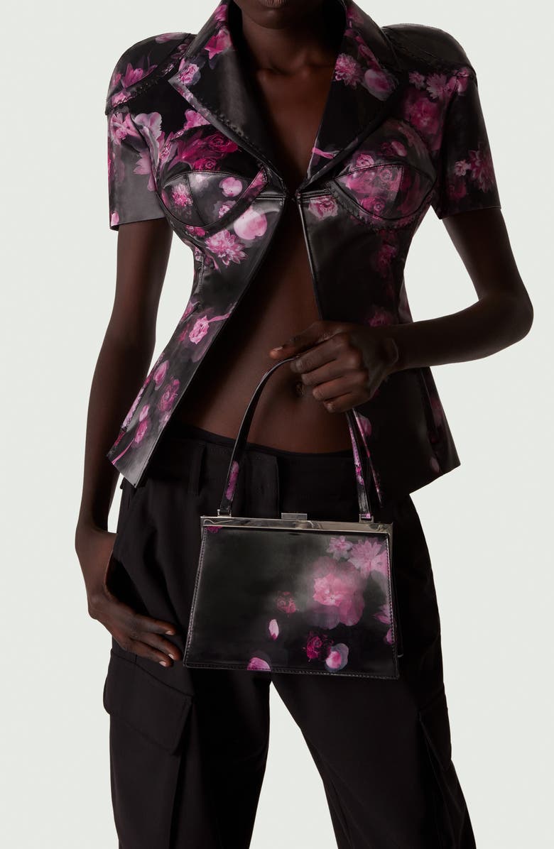 Coperni Mini Holographic Floral Lady Bag, Alternate, color,