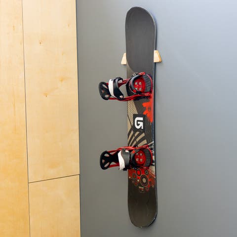 Taos Snowboard Storage - Minimalist Wood Display Rack