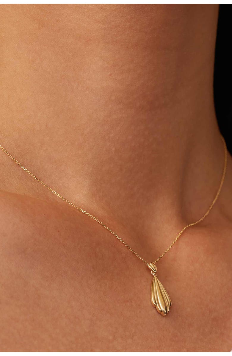 Oradina 14K Yellow Gold Galleria Pendant Necklace, Alternate, color, 