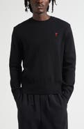 ★AMI PARIS★AMI de Coeur Ribbed Crewneck Black★ 29679463_60974377_600.jpg