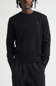 AMI PARIS Ami de Coeur Wool Crewneck Sweater | Nordstrom