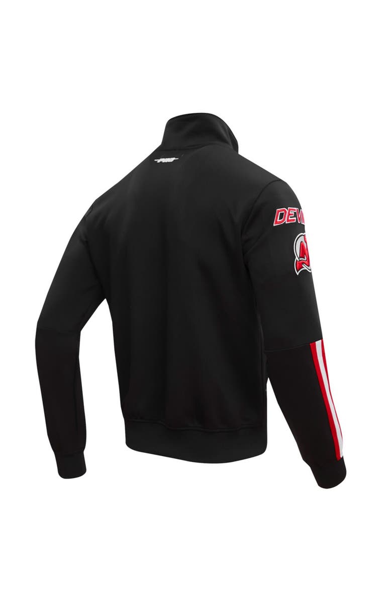 PRO STANDARD Men's Pro Standard Black New Jersey Devils Classic Chenille Full-Zip Track Jacket, Alternate, color, 