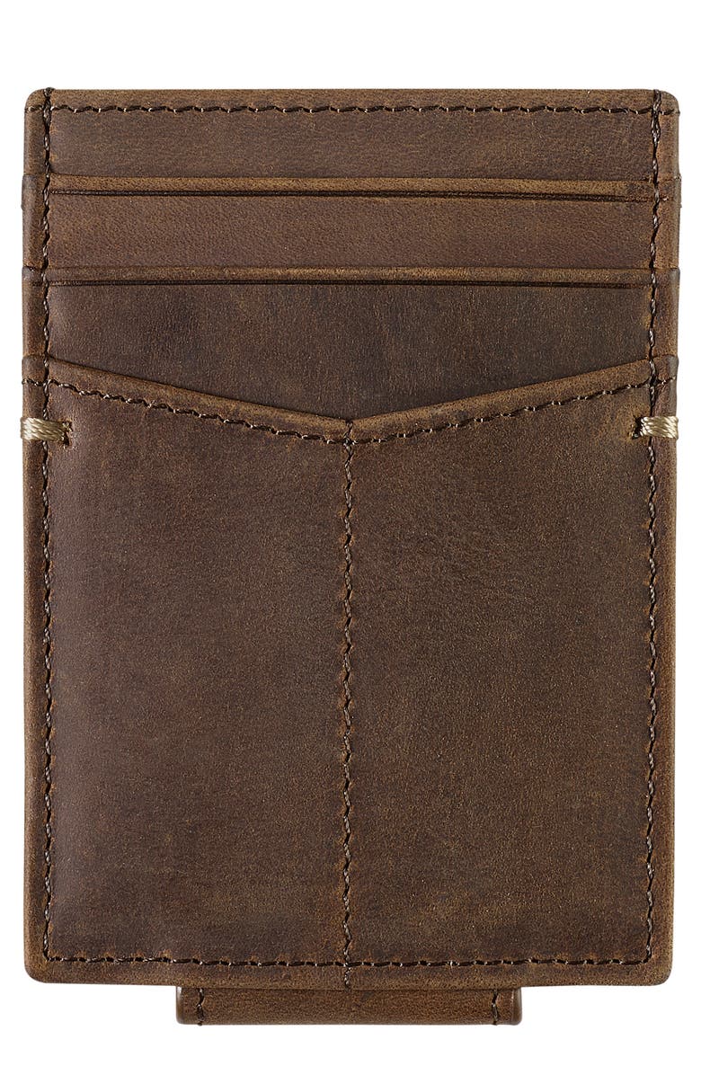 Johnston & Murphy Leather Front Pocket Wallet, Main, color, 