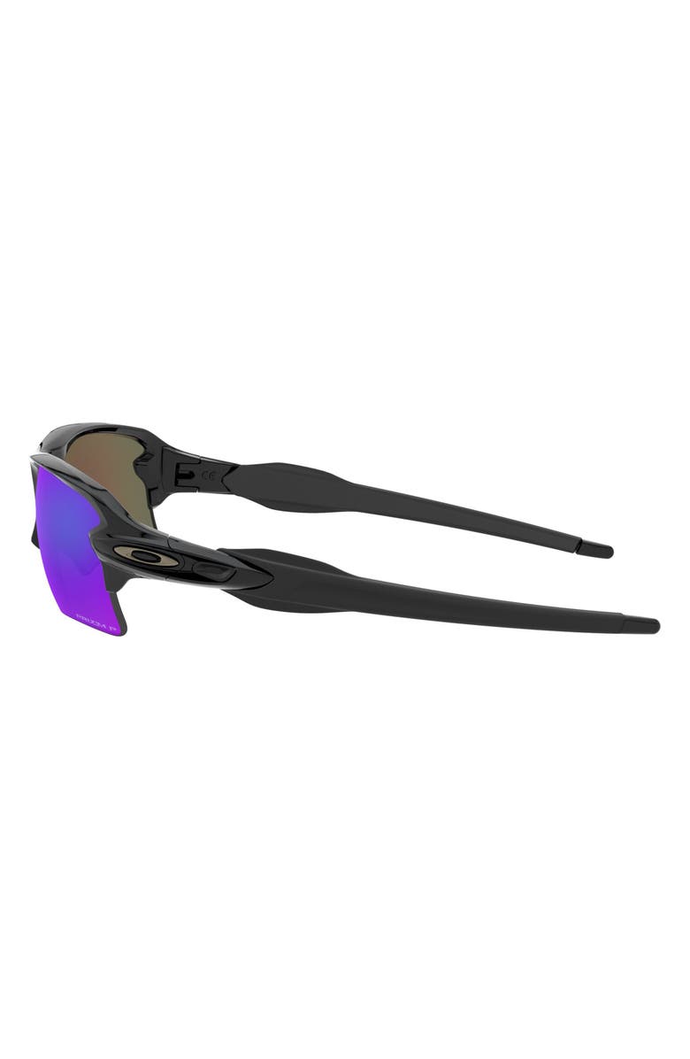 Oakley Flak<sup>®</sup> 2.0 XL 59mm Prizm<sup>™</sup> Polarized Wrap Sunglasses, Alternate, color, Black/Prizm Sapphire Iridium