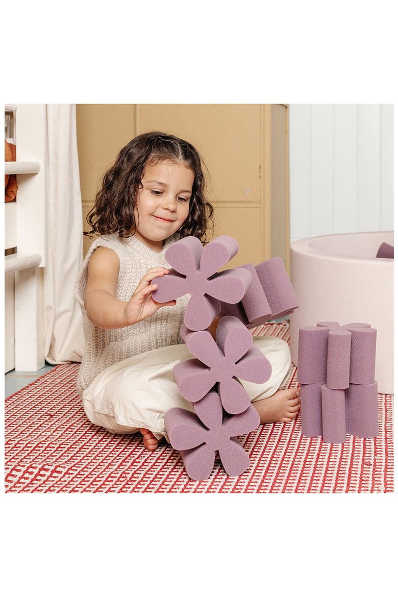 Daisy Foam Set, Alternate, color, PURPLE