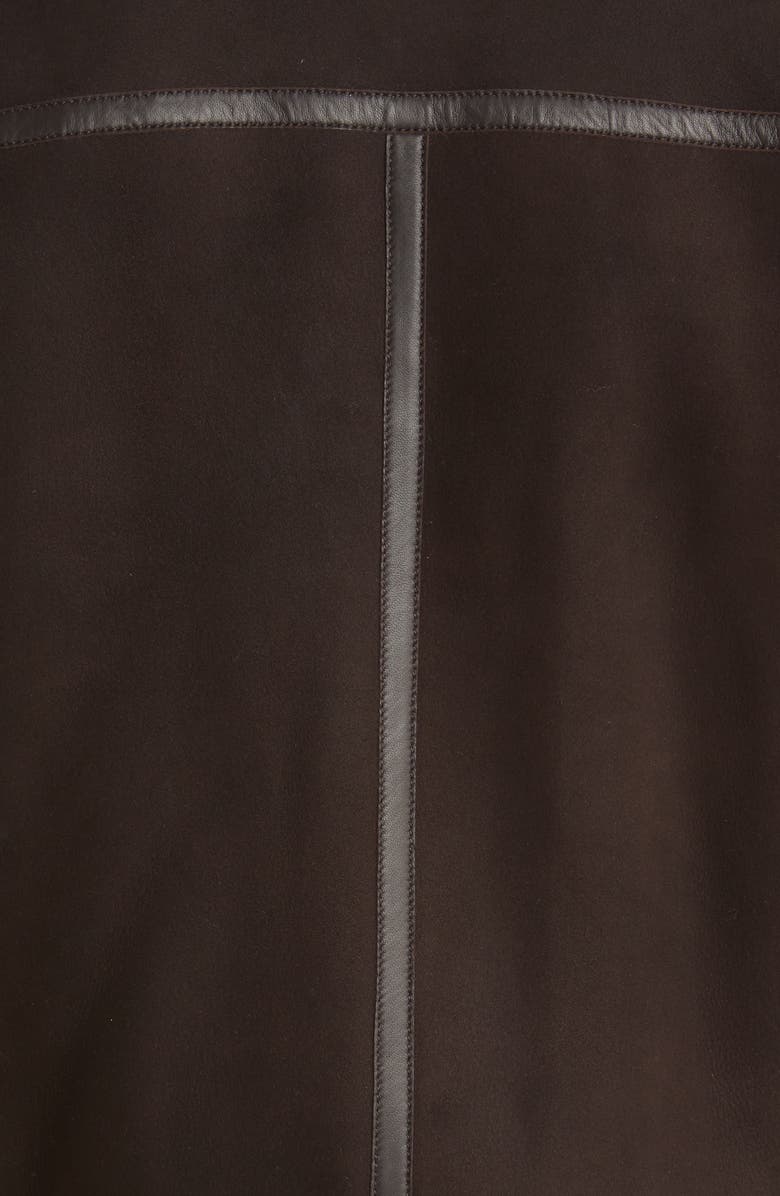 Theory Faux Shearling Lined Bomber Jacket, Alternate, color,