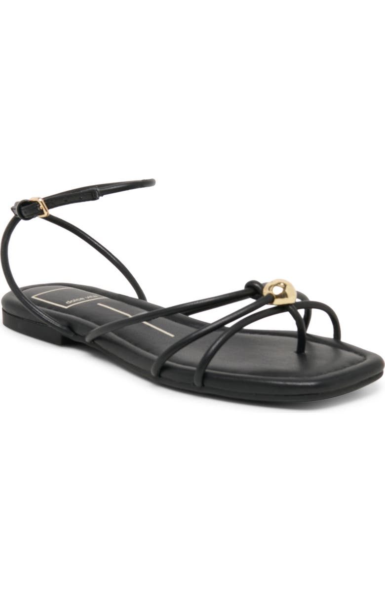Dolce Vita Lonato Ankle Strap Sandal, Main, color, Black Stella