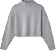 Rhone DreamGlow Mock Neck Crop Sweatshirt