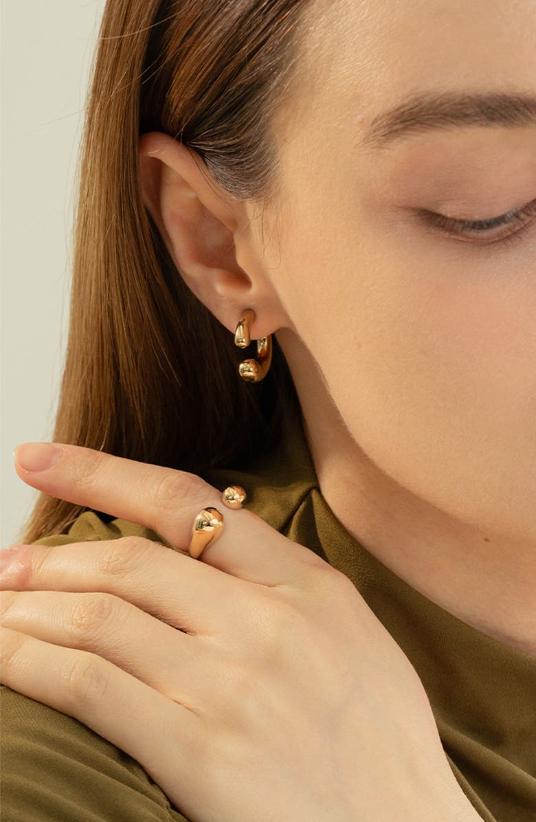 Bearfruit Jewelry Samantha Adjustable Statement Ring, Alternate, color, Gold