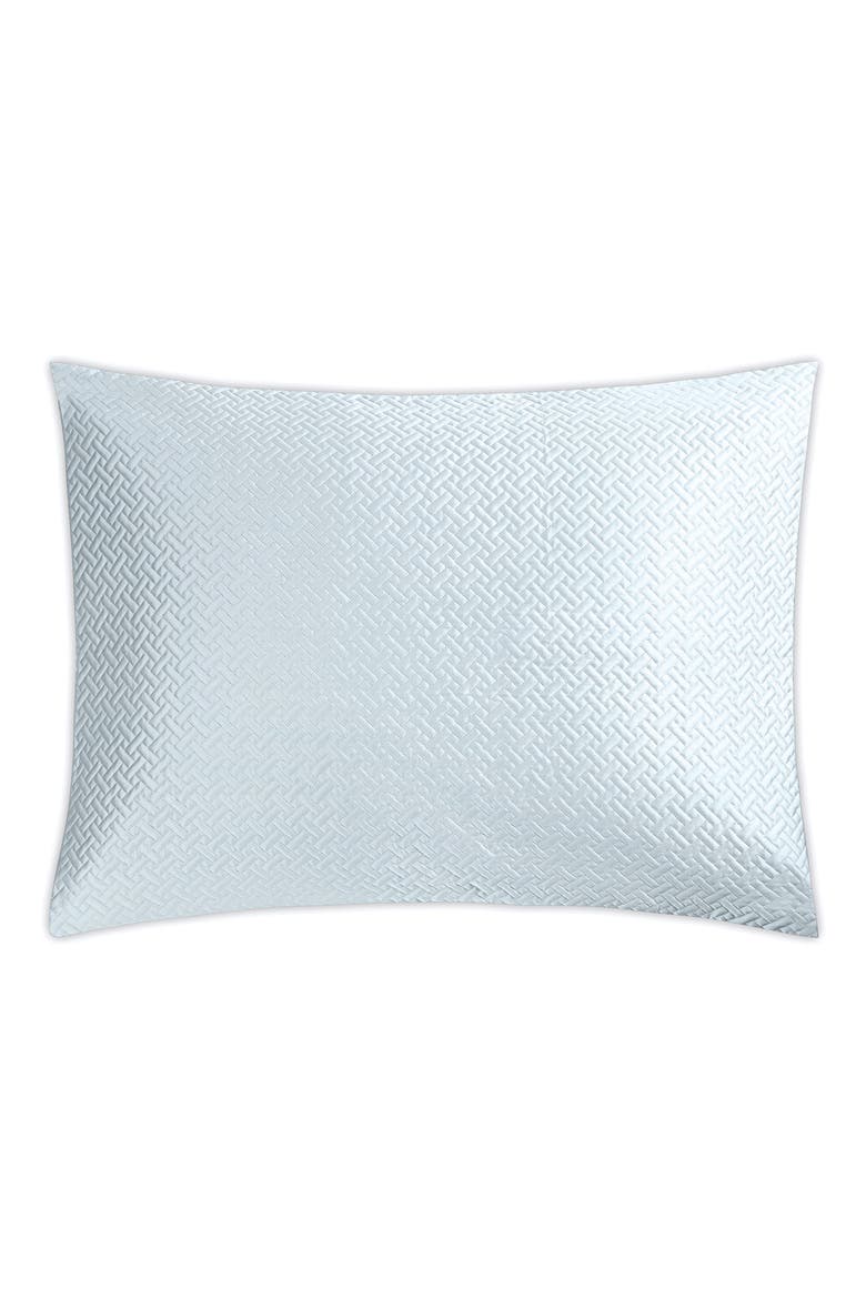 Basket Weave Sham, Main, color, POOL