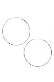 Argento Vivo Sterling Silver Argento Vivo Extra Large Endless Hoop Earrings