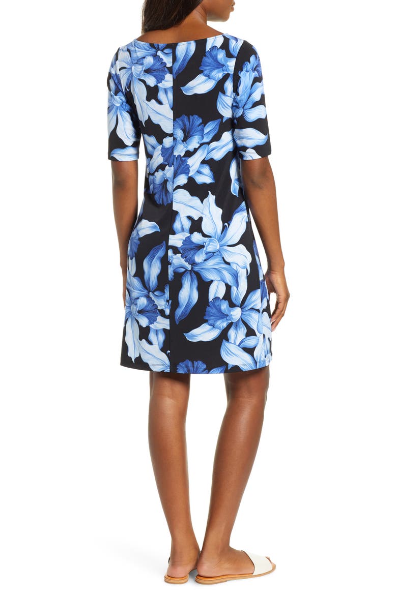 Orchid Rua Dress, Alternate, color, BLACK