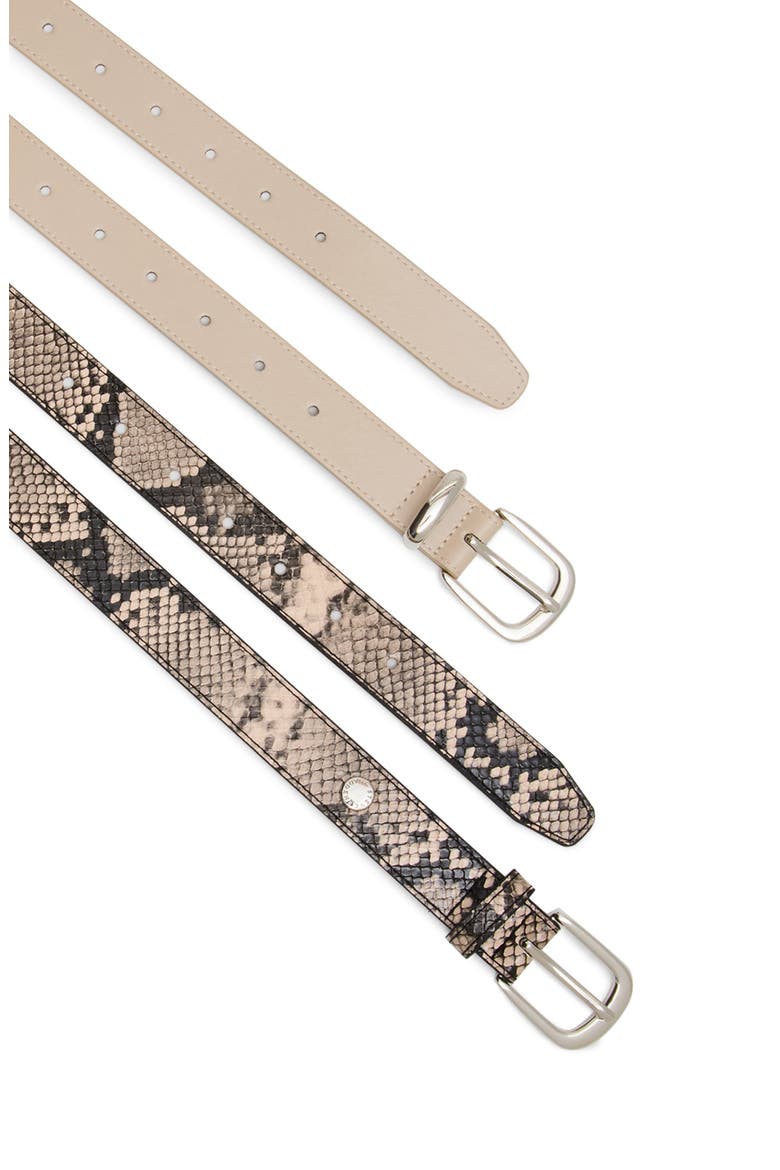 2-for-1 Assorted Faux Leather Belts, Alternate, color, OFF WHITE-TAUPE