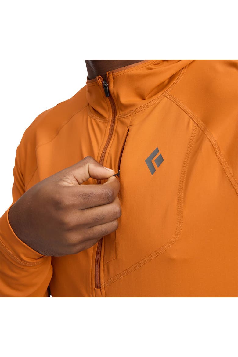 Alpenglow Pro Hoodie - Men's, Alternate, color, Saffron