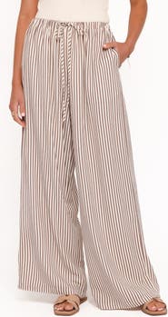 Petal & Pup Elowen High Rise Wide Leg Drawstring Pants