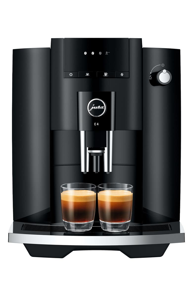 JURA E4 Automatic Coffee Machine, Main, color, Black