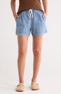 James Perse Drawstring Denim Shorts