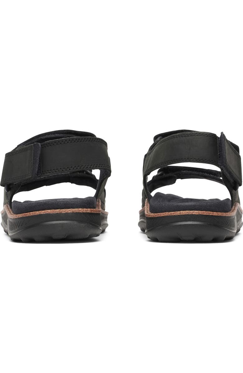 Merrell Cover Quarter Strap Sandal, Alternate, color, Black