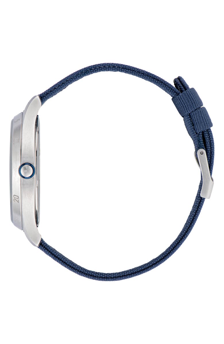 adidas Code Four Nylon Strap Watch, 42mm, Alternate, color, 