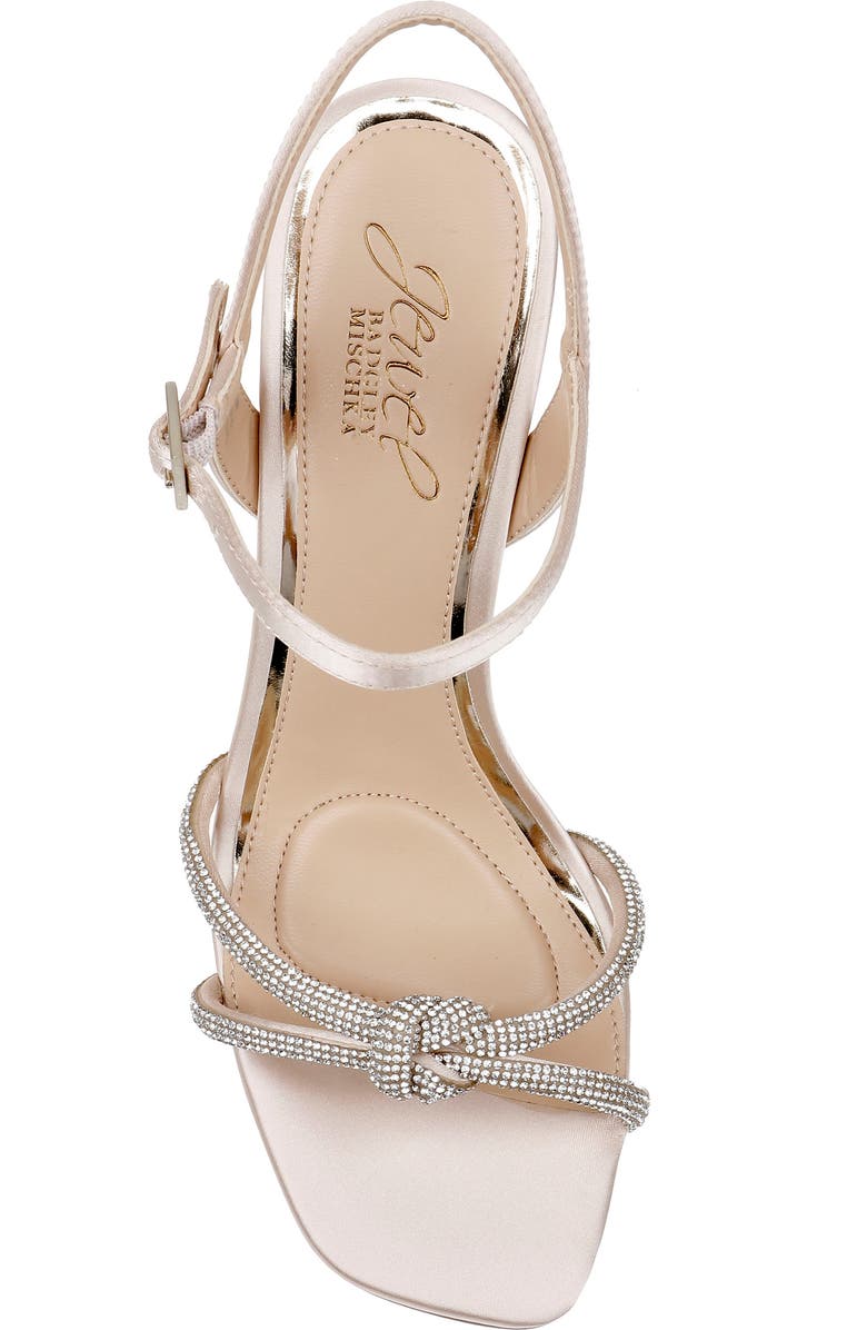 Jewel Badgley Mischka Madison Ankle Strap Sandal, Alternate, color, Champ Sati