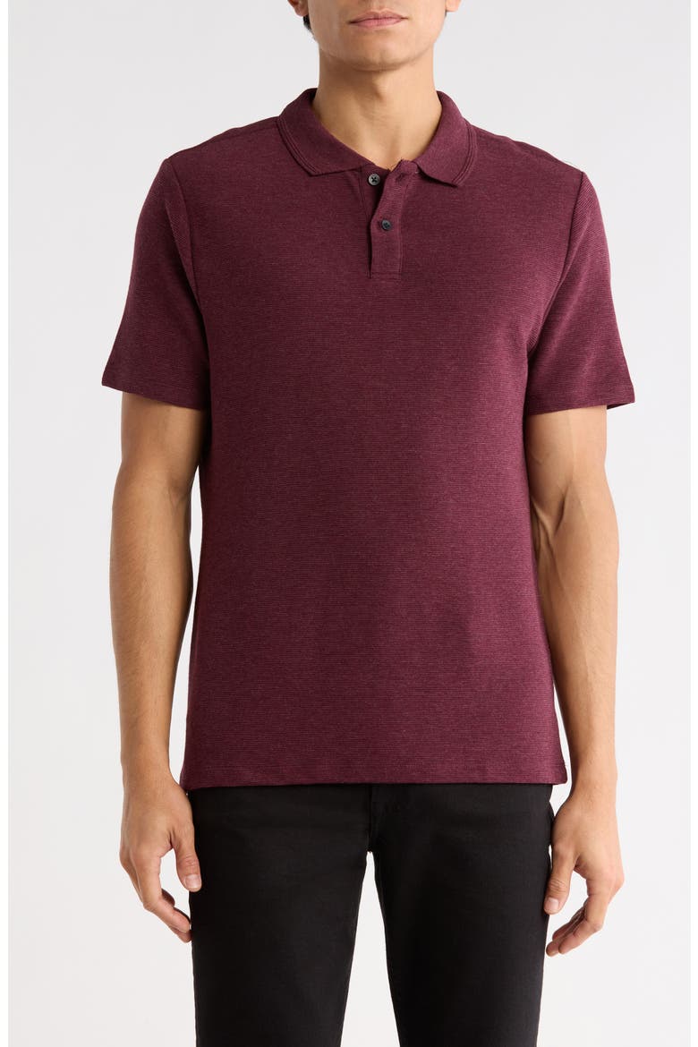 Rick Knit Polo, Main, color, DEEP BORDEAUX
