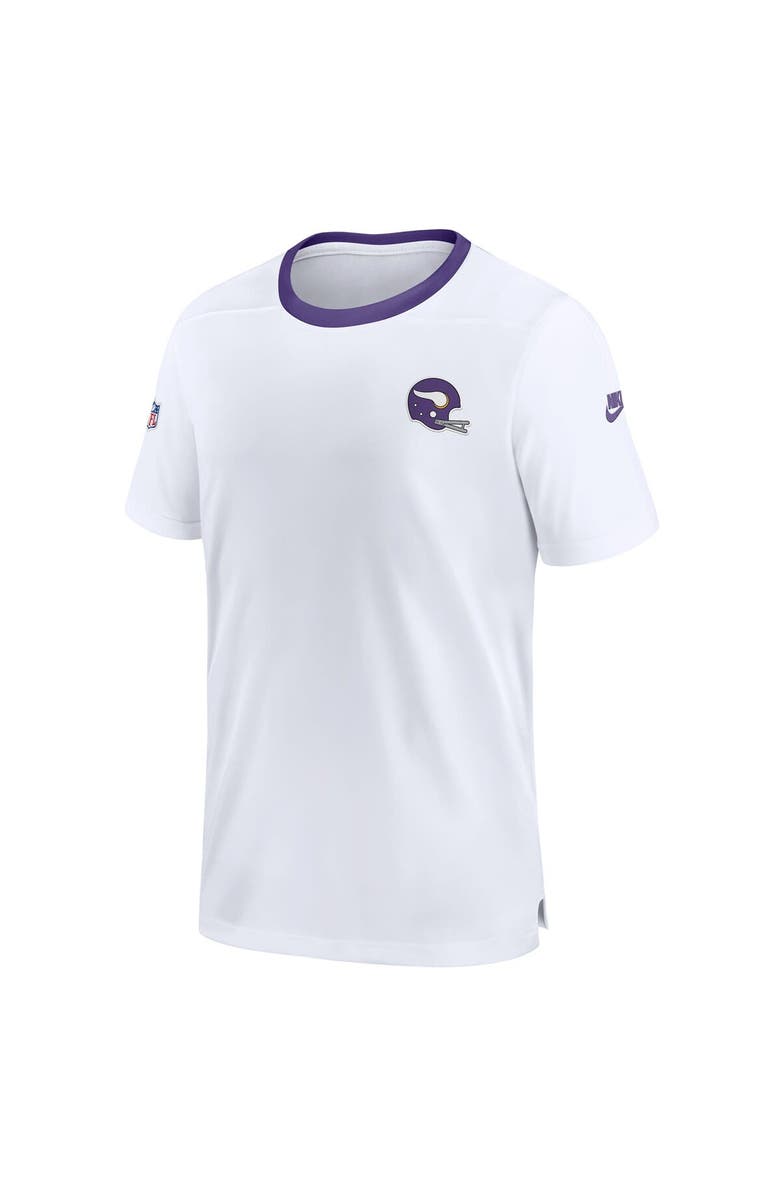 Nike Men's Nike White Minnesota Vikings Classic Coach Performance T-Shirt, Alternate, color, 
