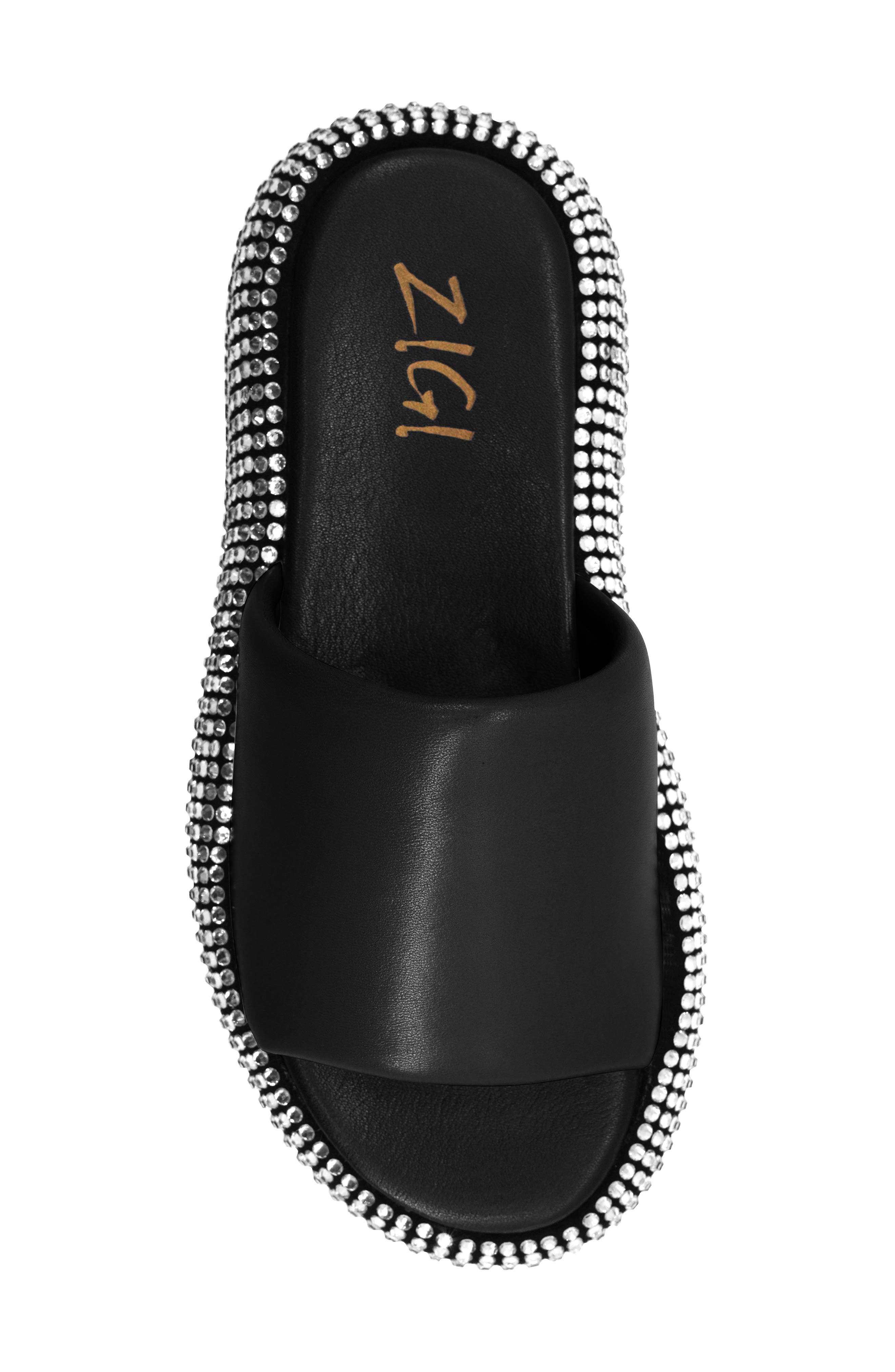 ZIGI Sharpay Platform Slide Sandal, Alternate, color, 