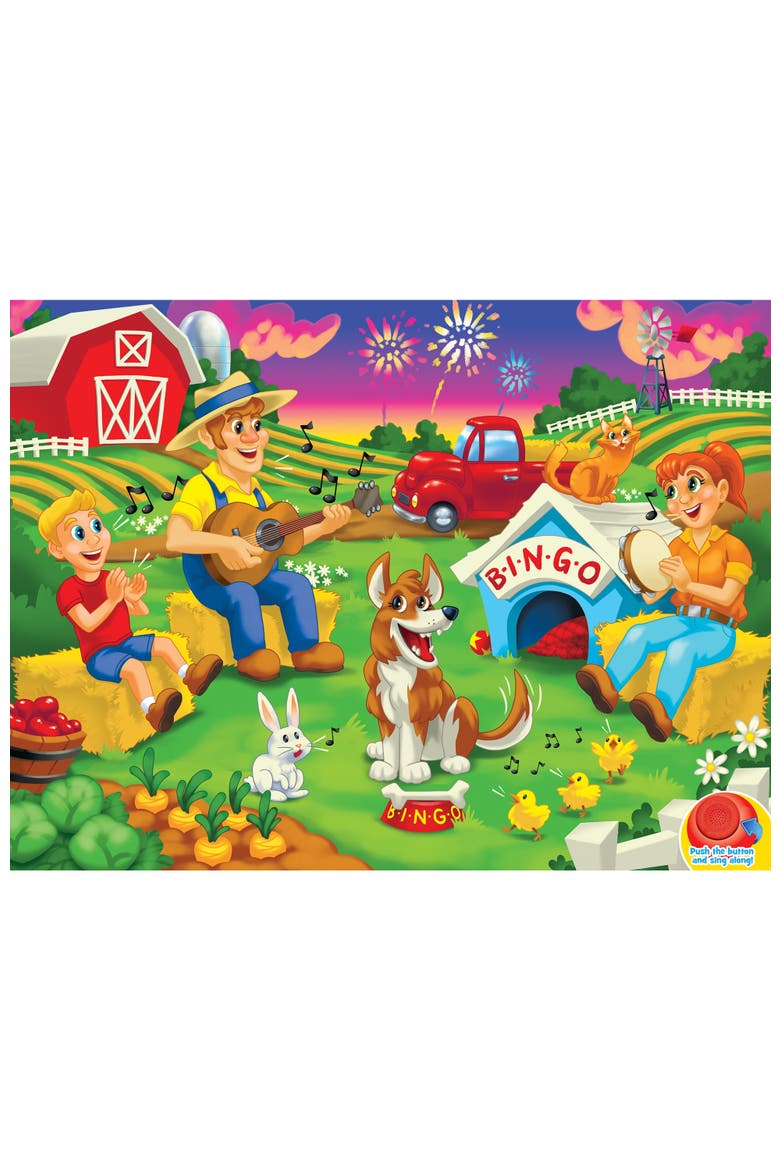 B-I-N-G-O 24 Piece Sound Jigsaw Puzzle, Alternate, color, Multicolor