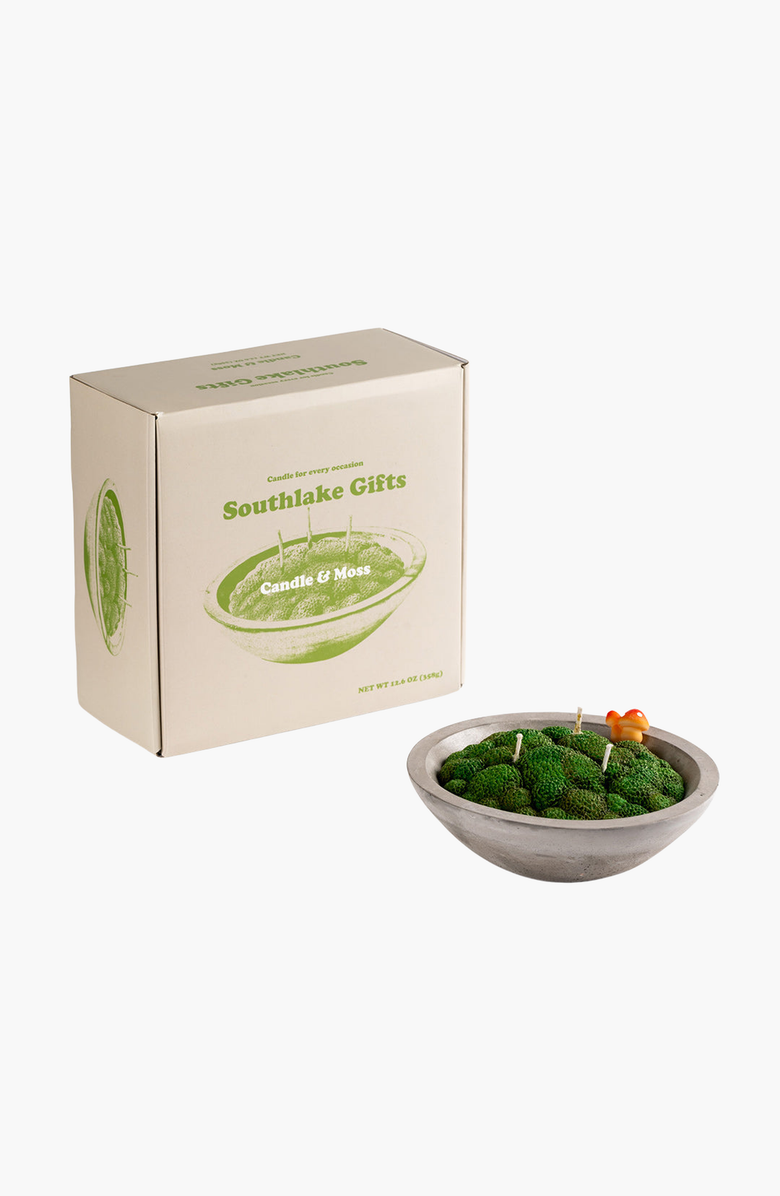 Southlake gifts Grass Moss Scented Candle Bowl, Alternate, color, Grass Moss