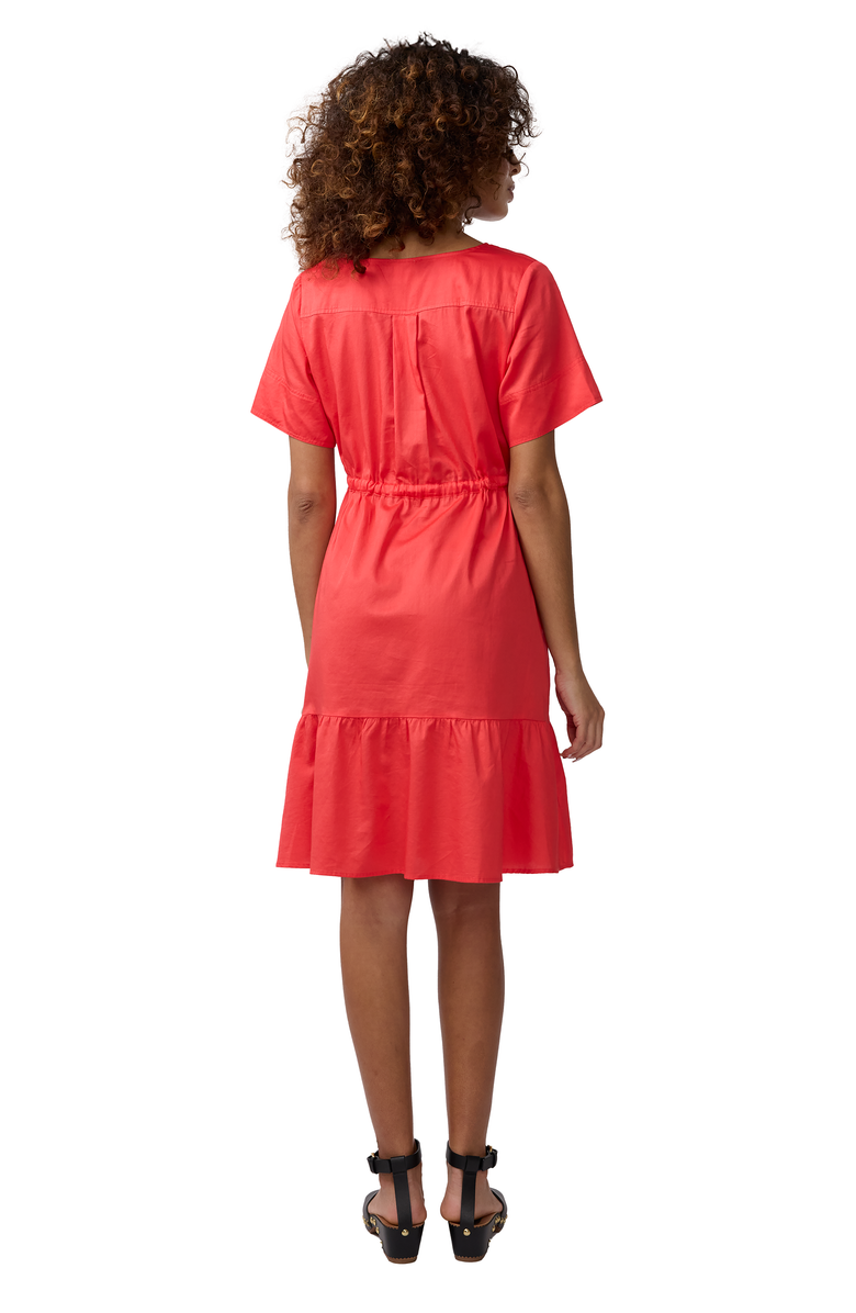 Ingrid & Isabel Waist Defined Shirt Dress, Alternate, color, Hibiscus