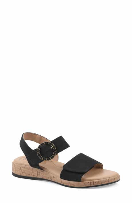 CLIFFS BY WHITE MOUNTAIN Bonique Corck Wedge Sandal