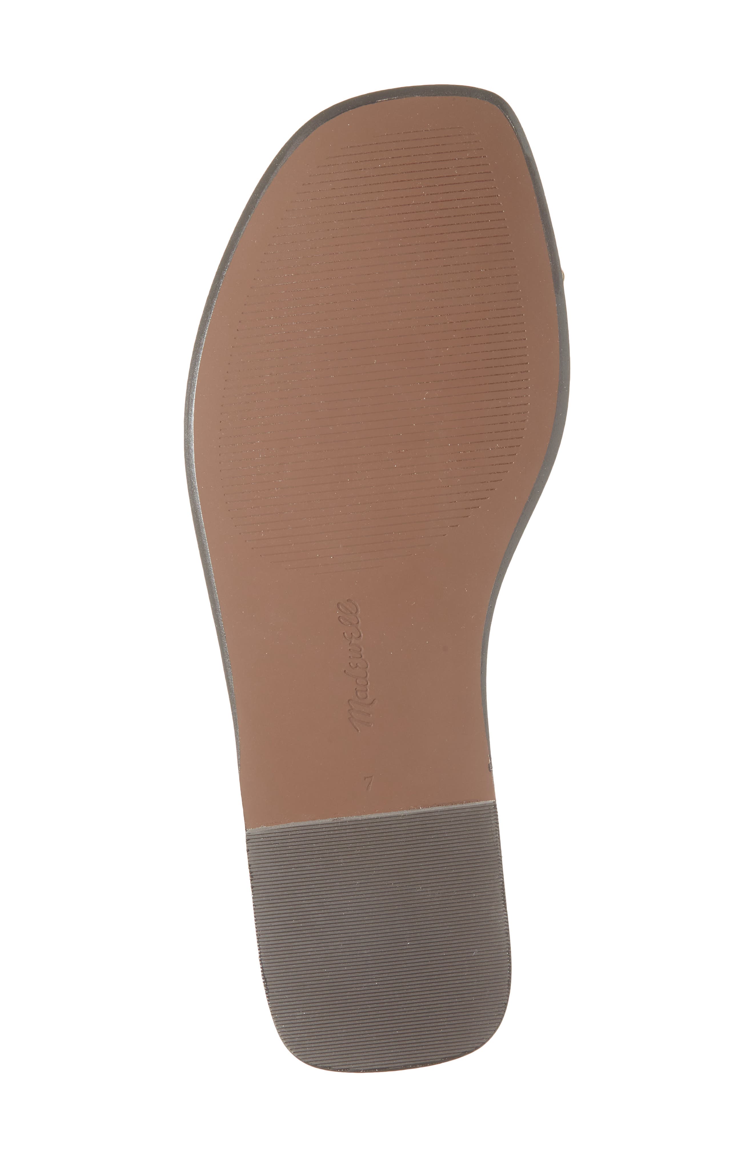 Madewell Toe Loop Sandal, Alternate, color, Burnt Sienna