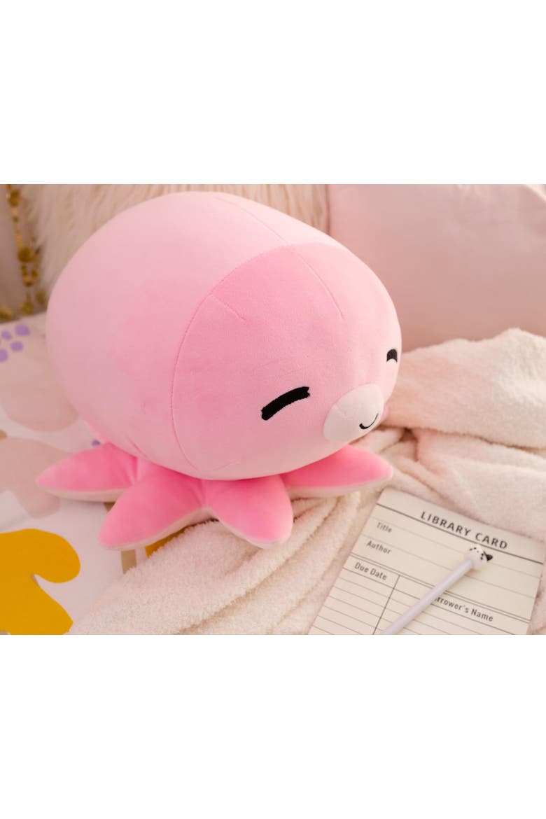 MochiOshis 12-Inch Character Plush Toy Animal Pink Octopus | Izumi Inkyoshi, Alternate, color, Pink