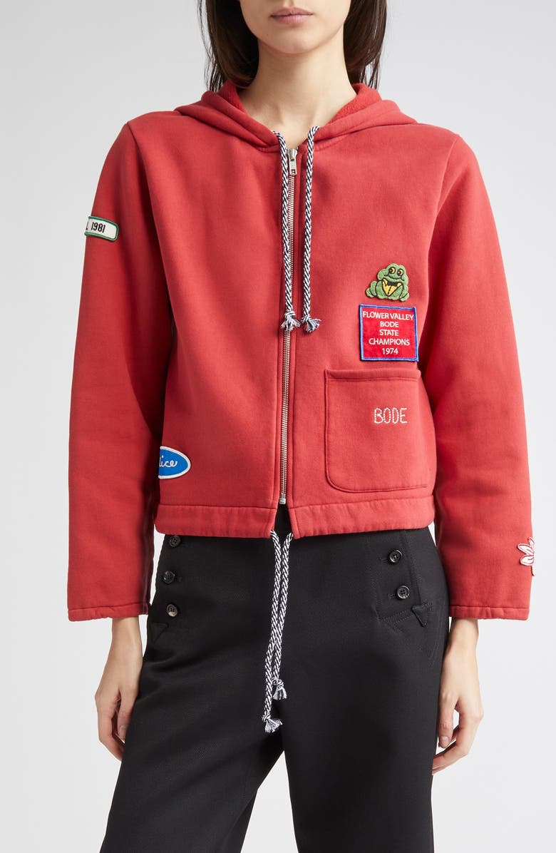 Bode Camper Patch Hoodie, Main, color, 