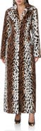 AFRM Mixed Leopard Faux Fur Coat