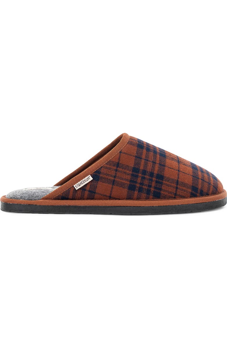 Staheekum Alpine Flannel Scuff Slippers, Alternate, color, Chestnut
