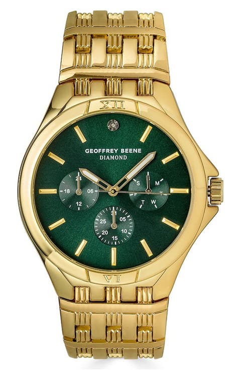 Genuine Diamond Bracelet Watch, 41mm - 0.001ct.