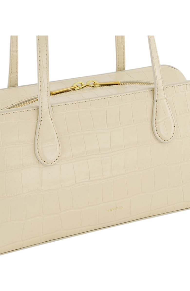 Vince Athene Croc Embossed Leather East/West Shoulder Bag, Alternate, color, Moonlight