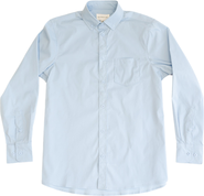 Dapper Boi Light Blue Essential Long Sleeve Button-Up