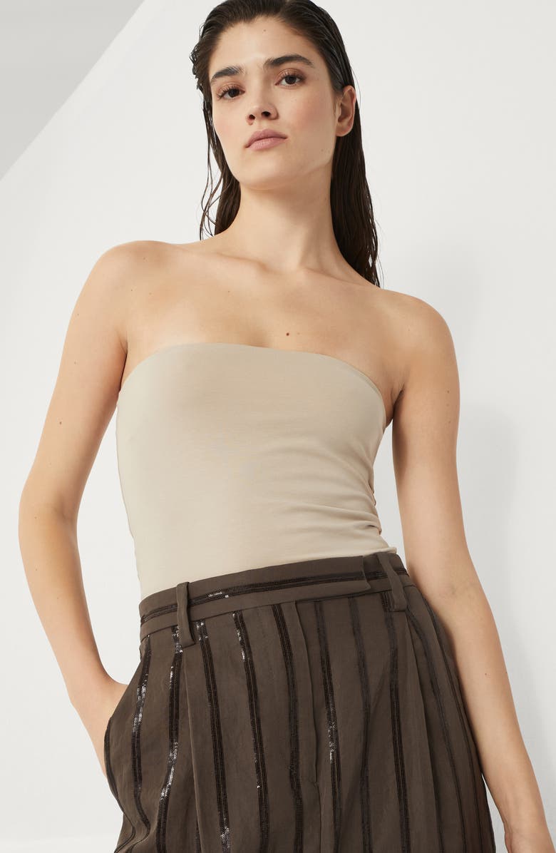 Brunello Cucinelli Dazzling Embroidery skirt, Alternate, color, 