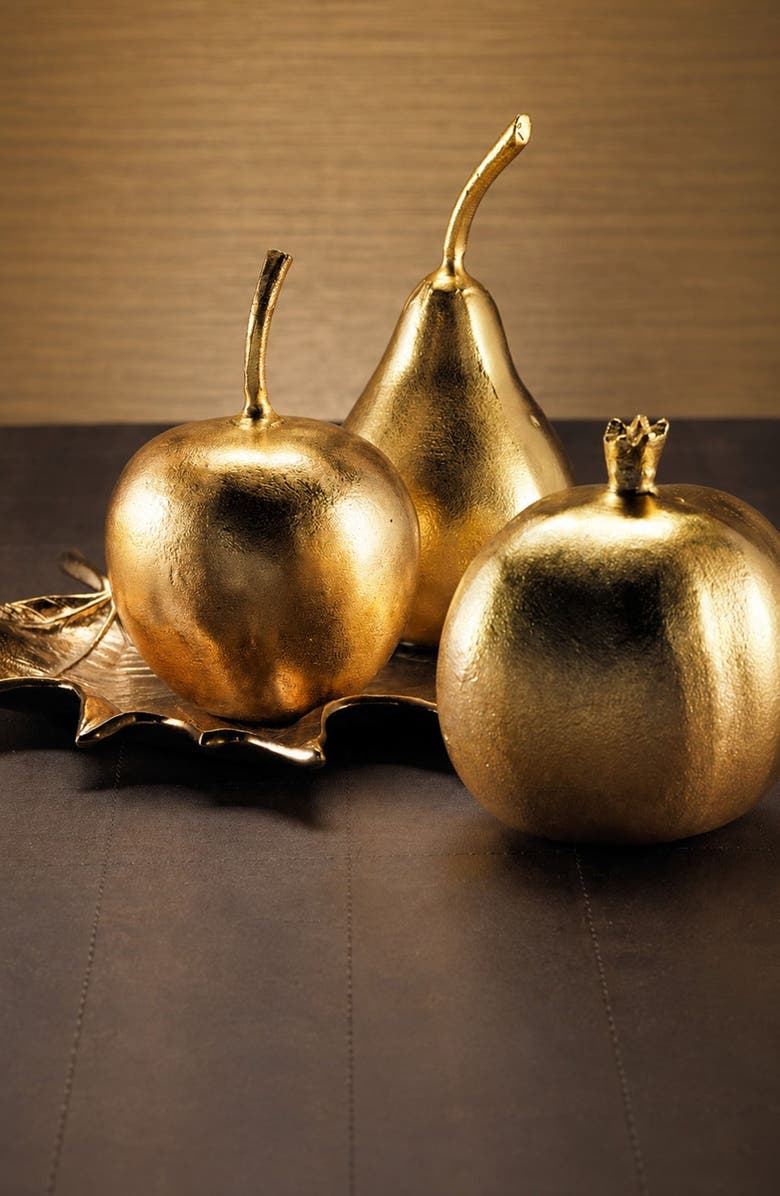 Zodax Golden Pomegranate Figurine, Alternate, color, Gold