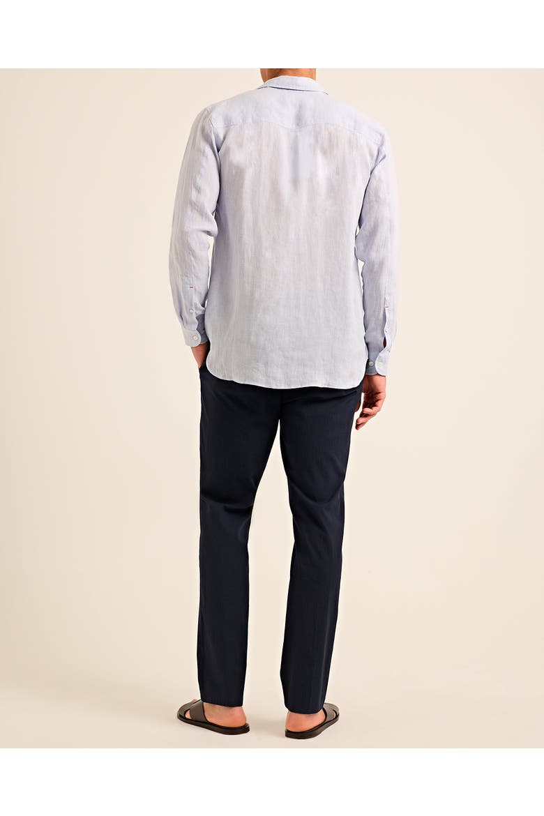 Cornell Seersucker Tailored-Fit Trousers, Alternate, color, NIGHT IRIS
