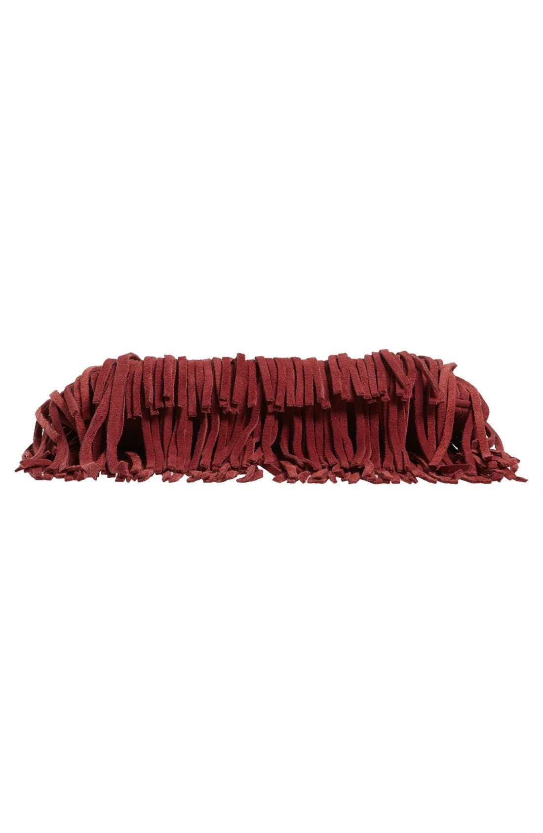 'Finn' Convertible Leather Clutch, Alternate, color, TAWNY PORT/ SILVER HRDWR