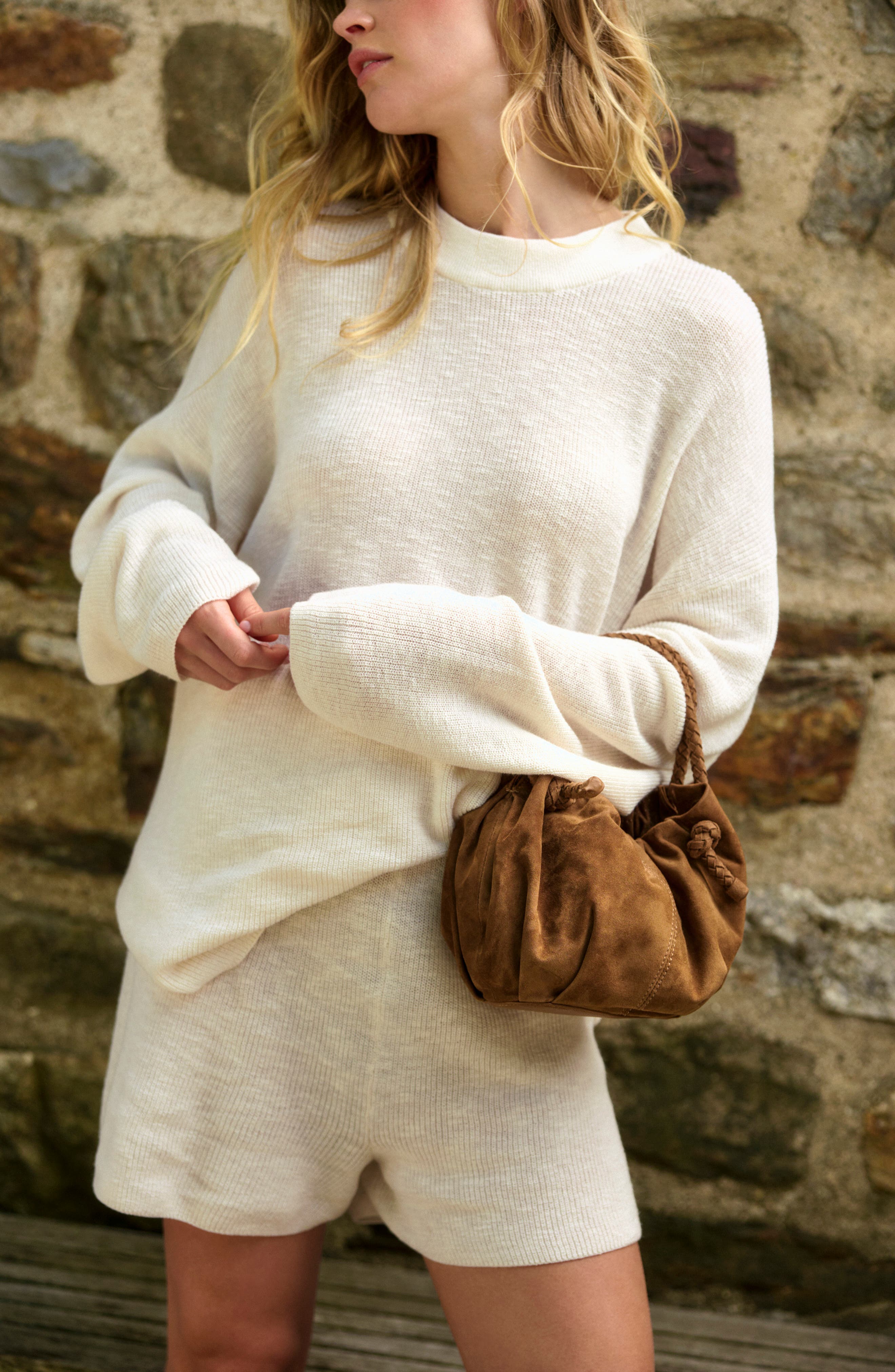 Cocoa Leather Crossbody Bag, Alternate, color, DARK TAN