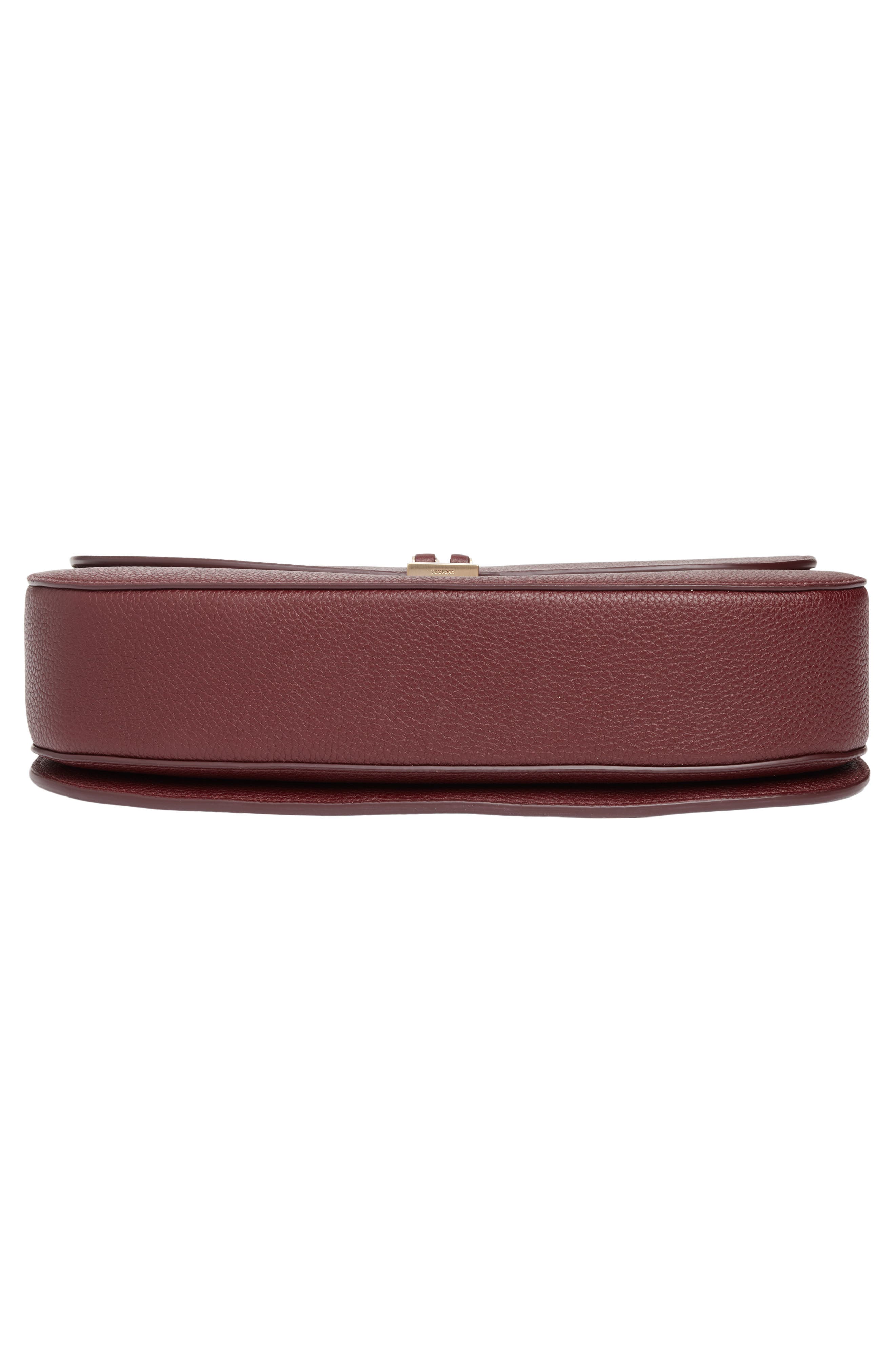 Medium Leather Crossbody Bag, Alternate, color, LOST CHERRY