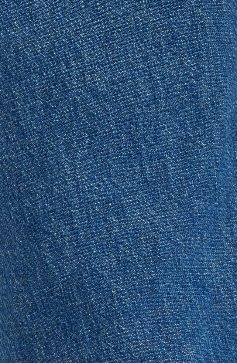 Re/Done The Blondie High Waist Crop Straight Leg, Alternate, color, Mendoindigo