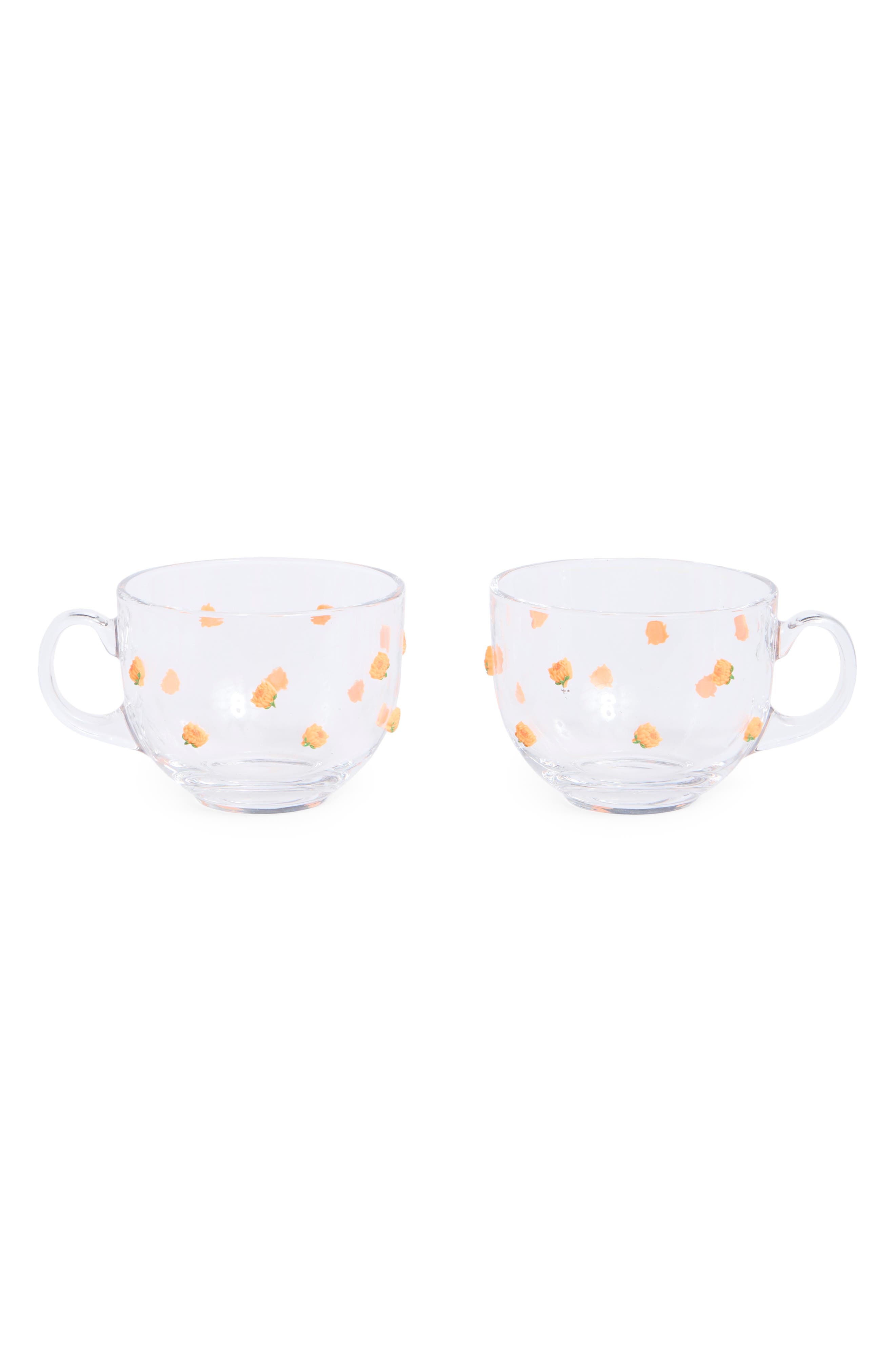 MEDICI Set of 2 Glass Mugs